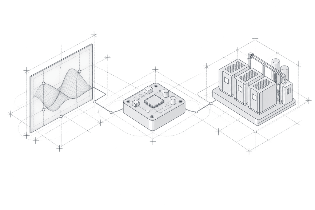 De la recherche scientifique au prototype électronique puis à une installation industrielle.